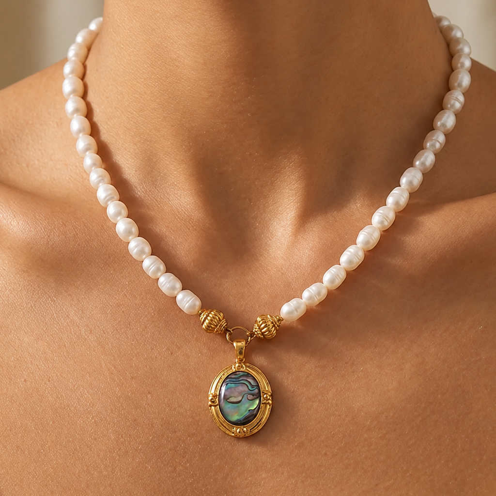 Golden Aura Necklace — Waterproof