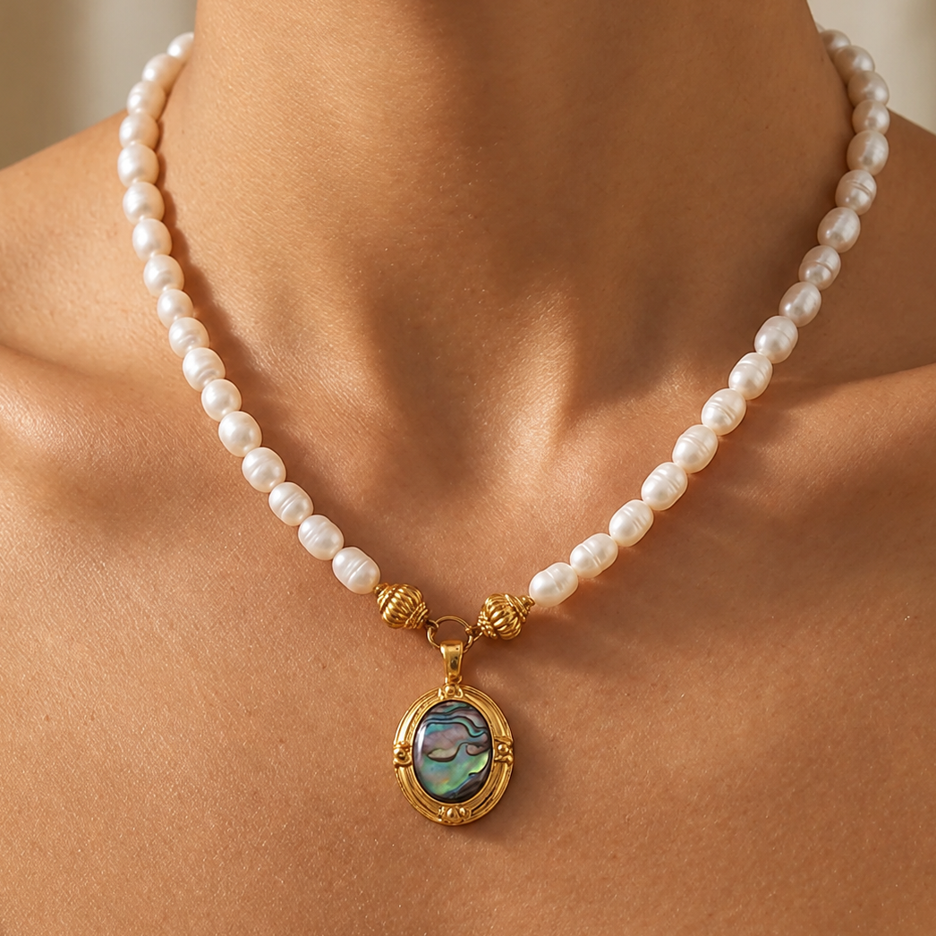 Golden Aura Necklace — Waterproof
