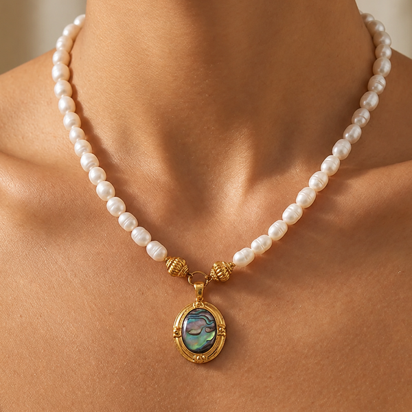 Golden Aura Necklace — Waterproof