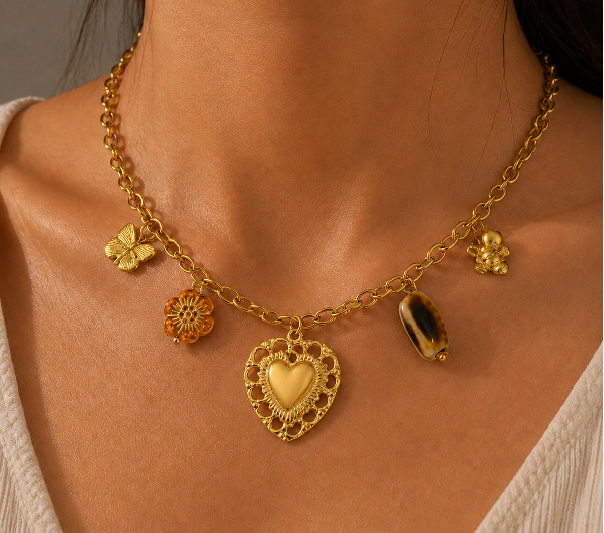 Charm Necklace — Waterproof