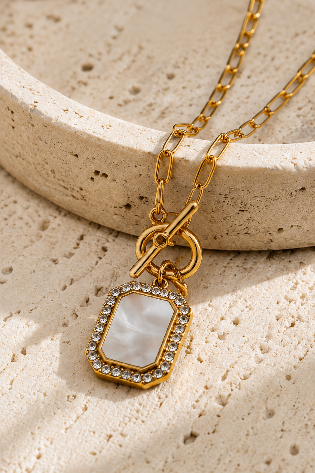 Love Story Pendant Necklace — Waterproof