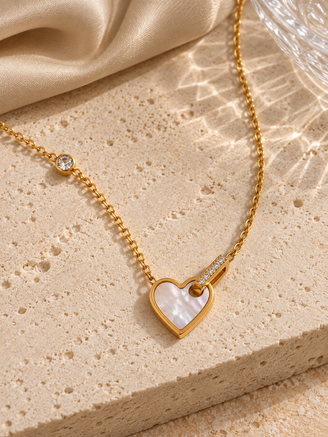 Love Story Pendant Necklace — Waterproof