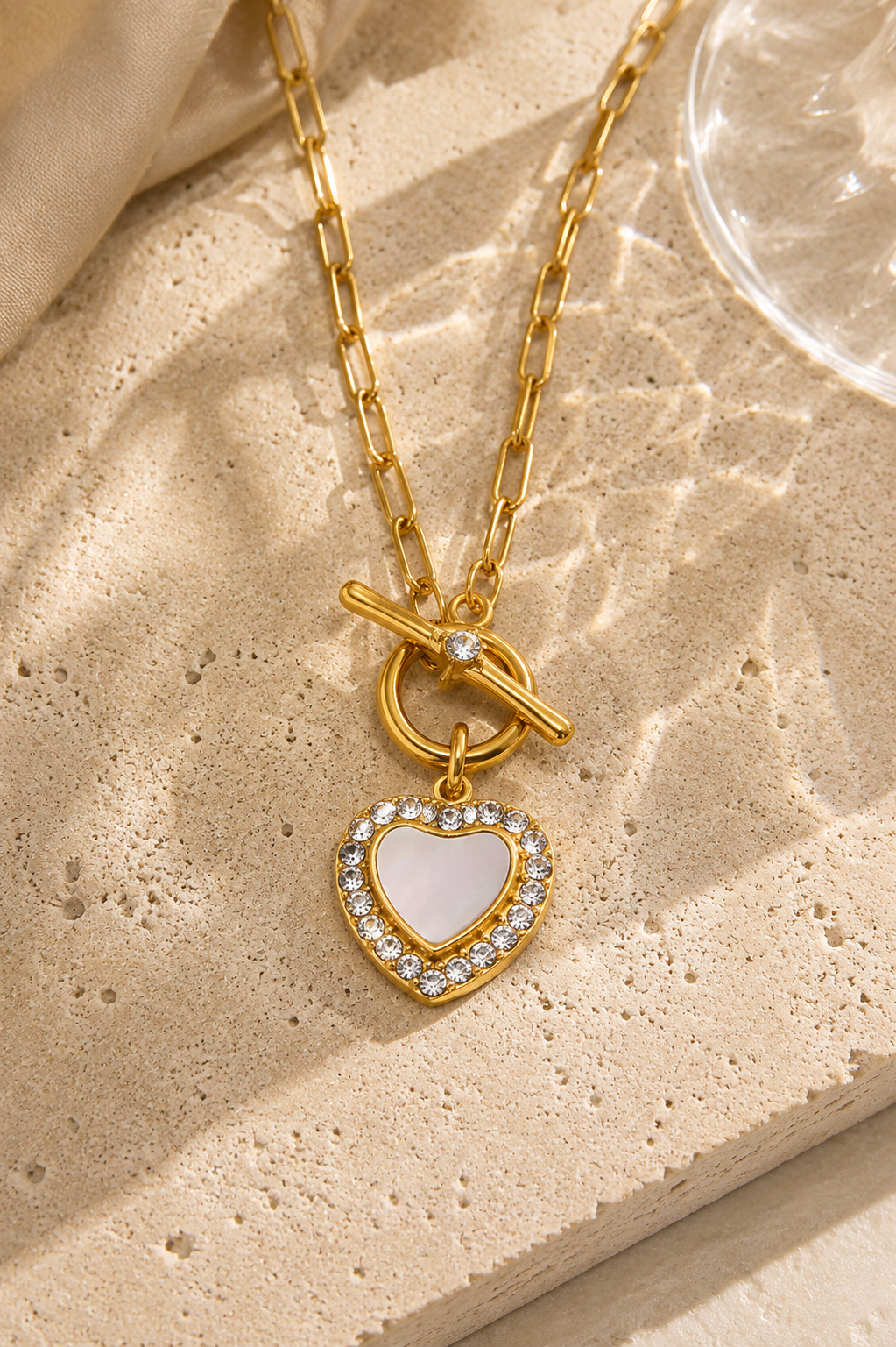 Love Story Pendant Necklace — Waterproof