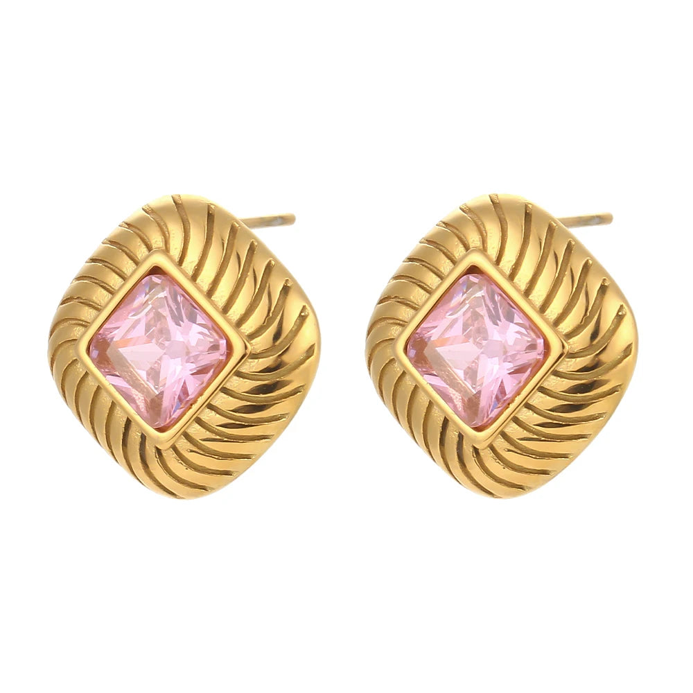 Stud Earrings — Waterproof