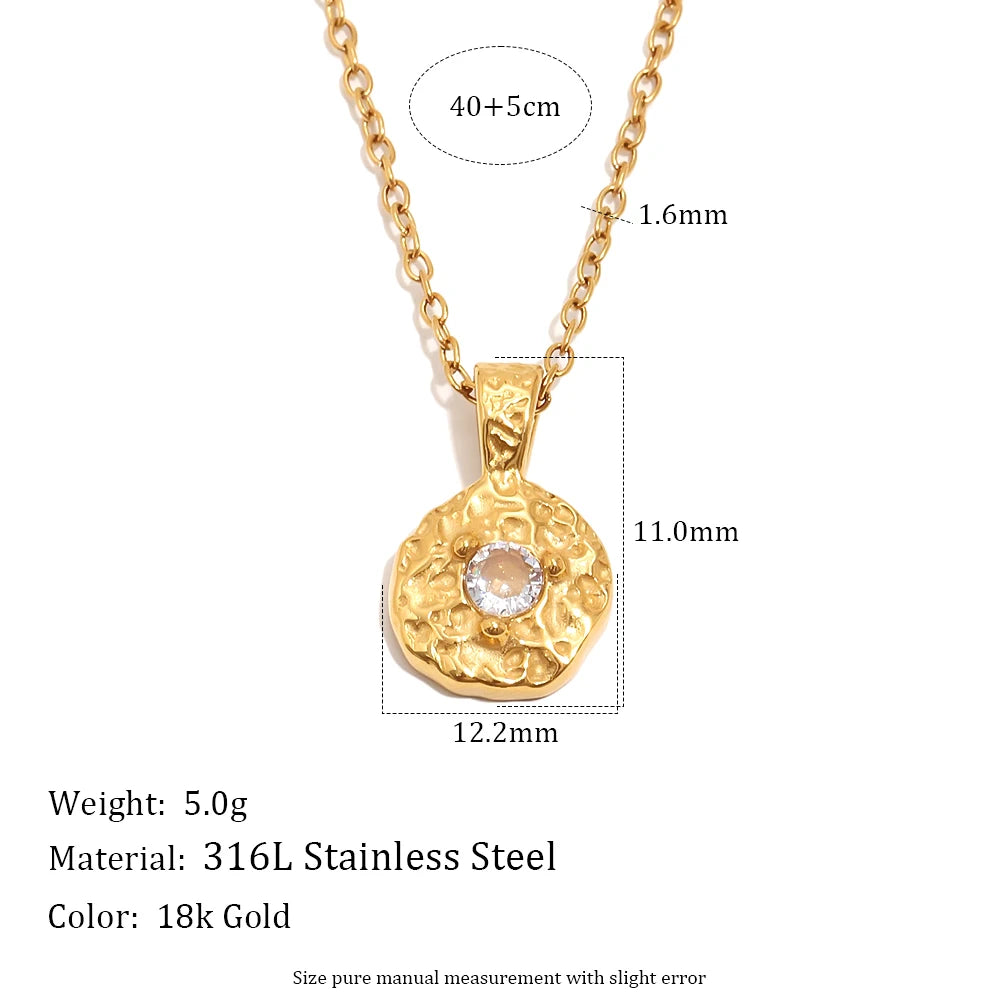 Birth Stone Necklace  — Waterproof