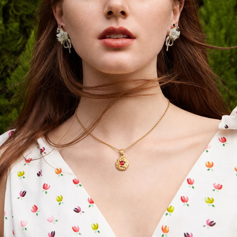 Birth Stone Necklace  — Waterproof