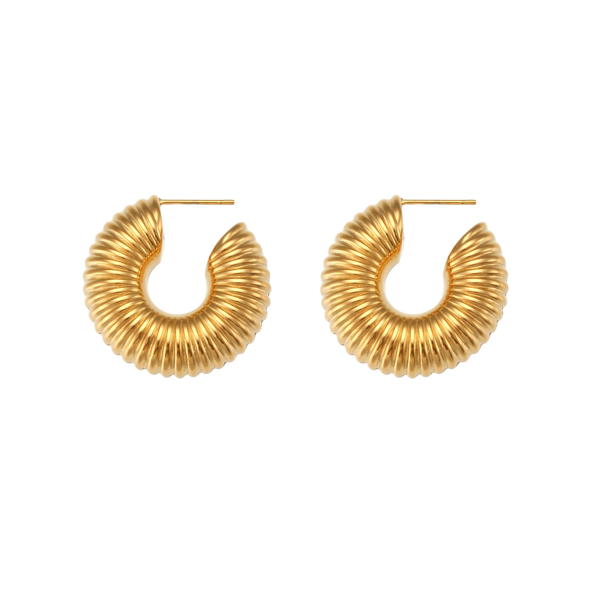 Bold Hoop Earrings — Waterproof