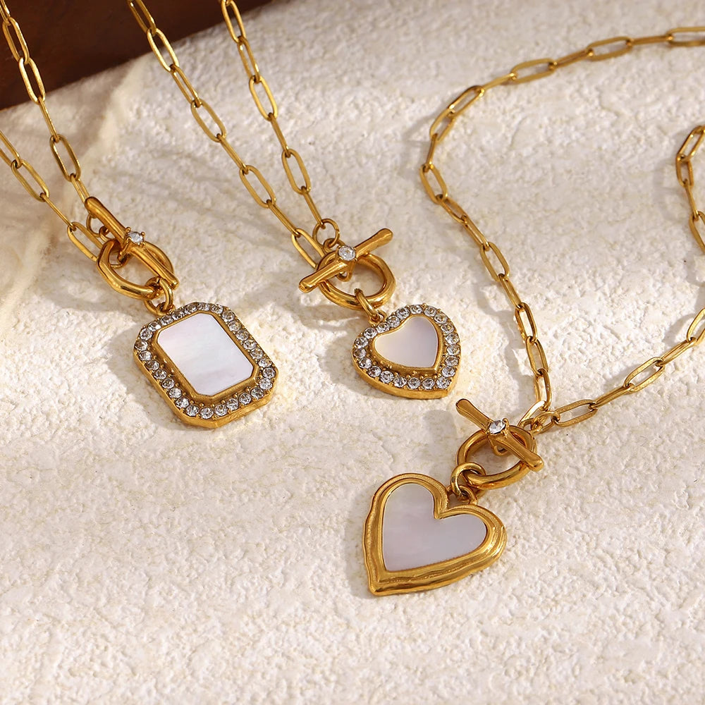 Love Story Pendant Necklace — Waterproof